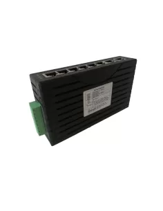 Conmutador ethernet etherwan 8 puertos din 12..48vdc